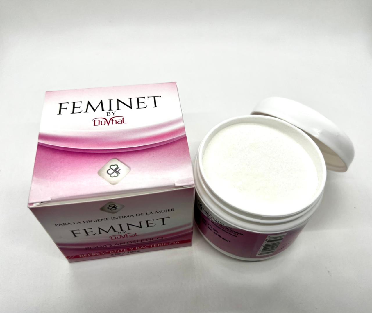 FEMINET Feminine Hygiene Powder 2 pack - Refreshing & Deodorizing Powder for Intimate Care, 4 oz
