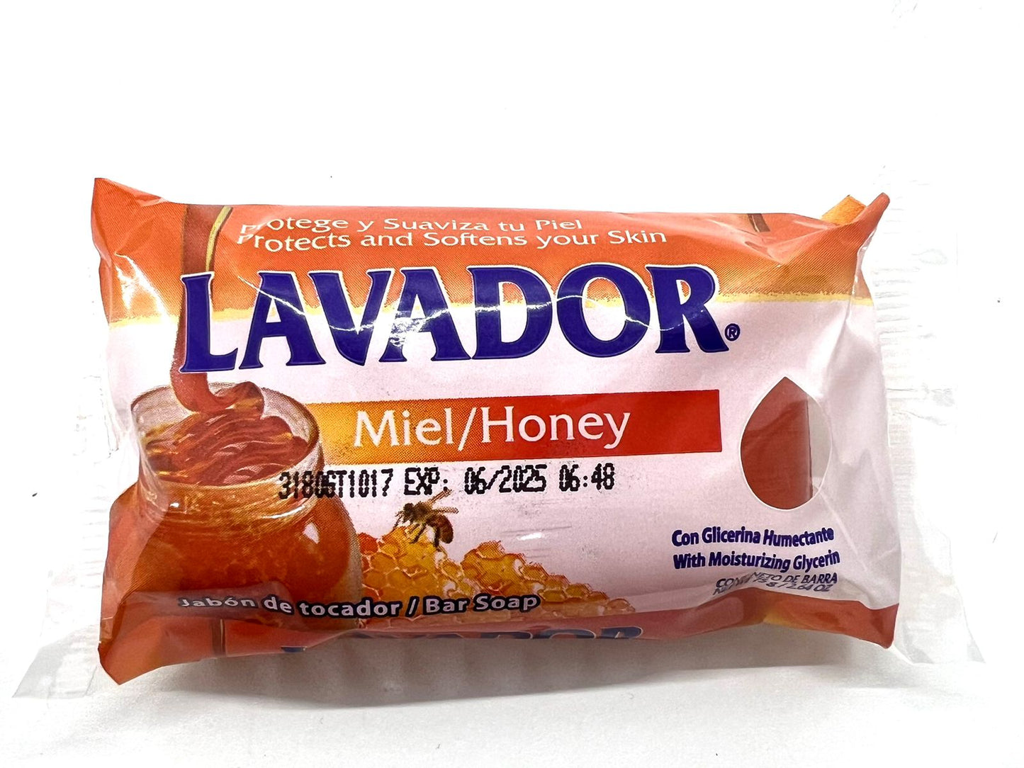 Jabón Labador con Miel 4 Pack - Dominican Soap with Honey and Cuaba for Deep Nourishment and Gentle Cleansing