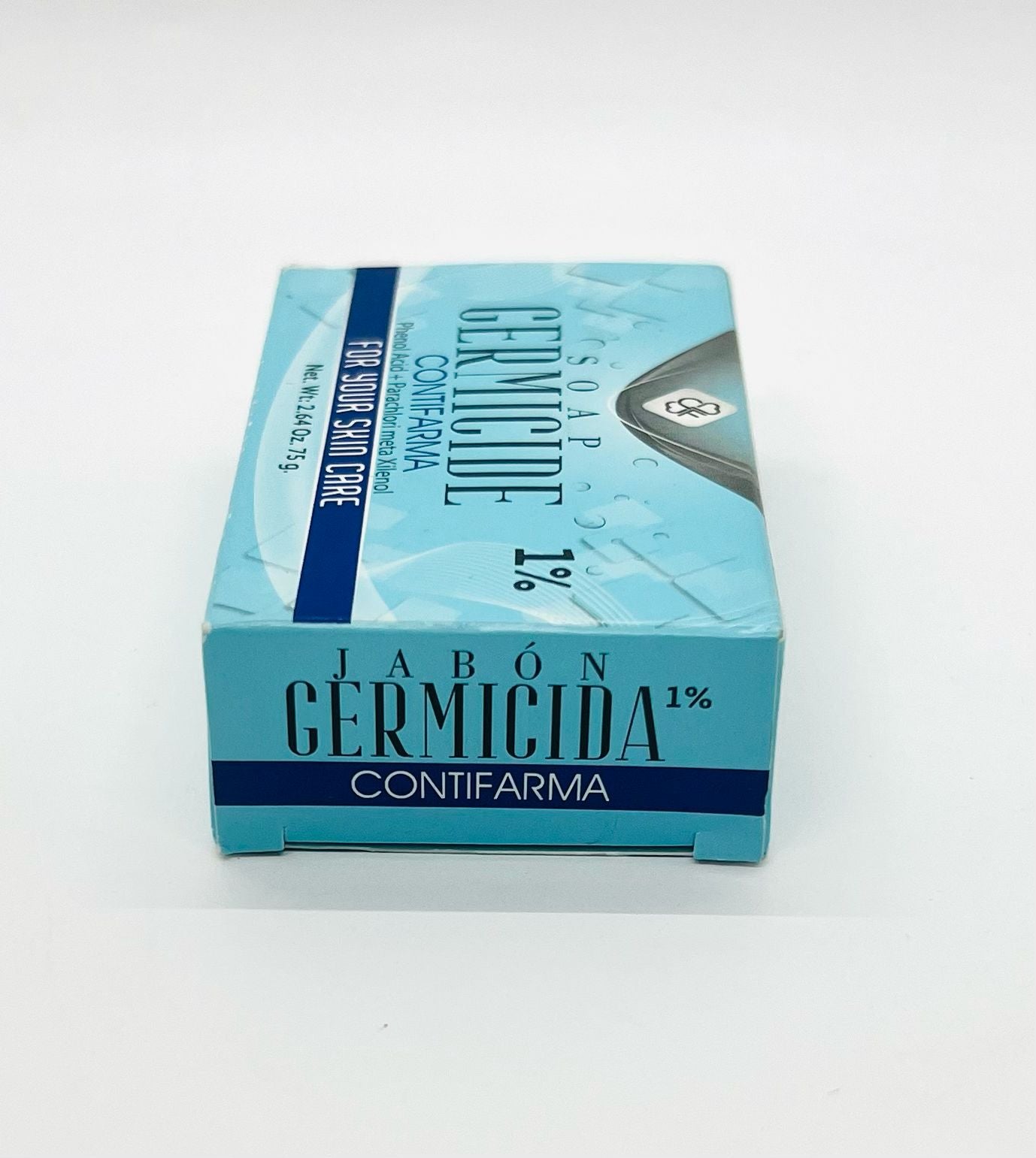 Contifarma Germicidal Soap 1% - Antibacterial Cleansing Bar 3 Pack, 2.85 oz (80 g) Each