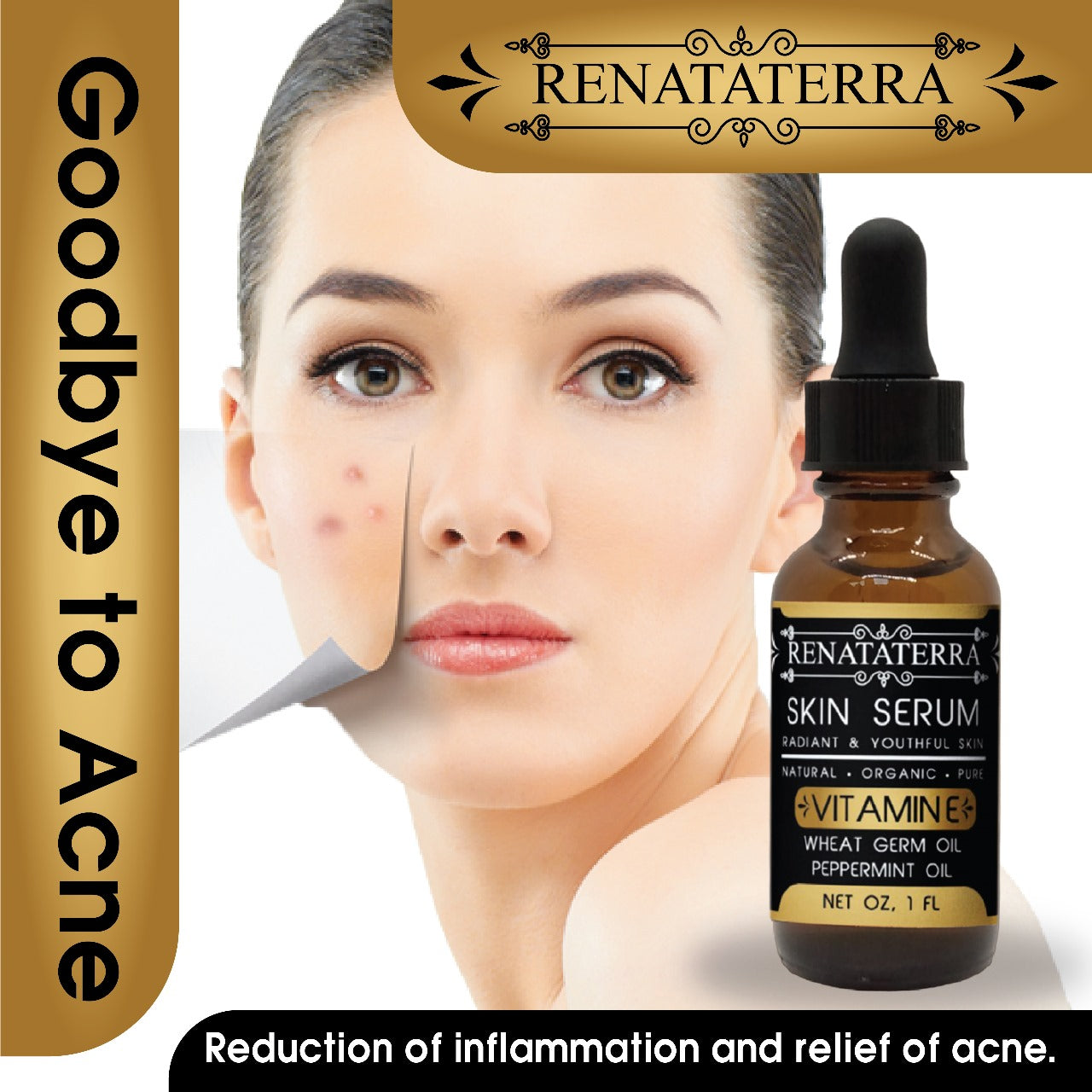 Renataterra Skin Serum Vitamin E - Deep Hydration and Antioxidant Rejuvenation