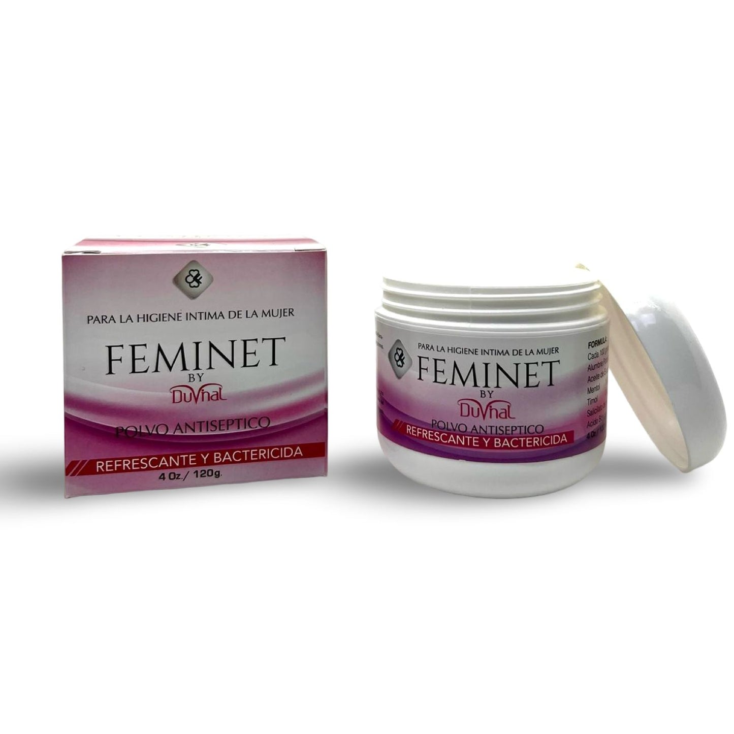 FEMINET Feminine Hygiene Powder 2 pack - Refreshing & Deodorizing Powder for Intimate Care, 4 oz