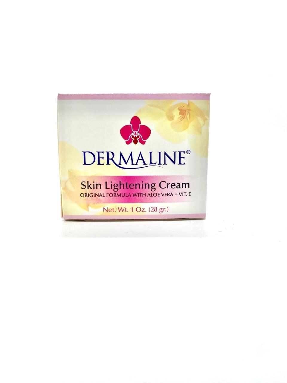 Dermaline Whitening & Cleansing Cream - Brightening Skin Care for Smooth, Spot-Free, and Youthful Skin, 1 oz