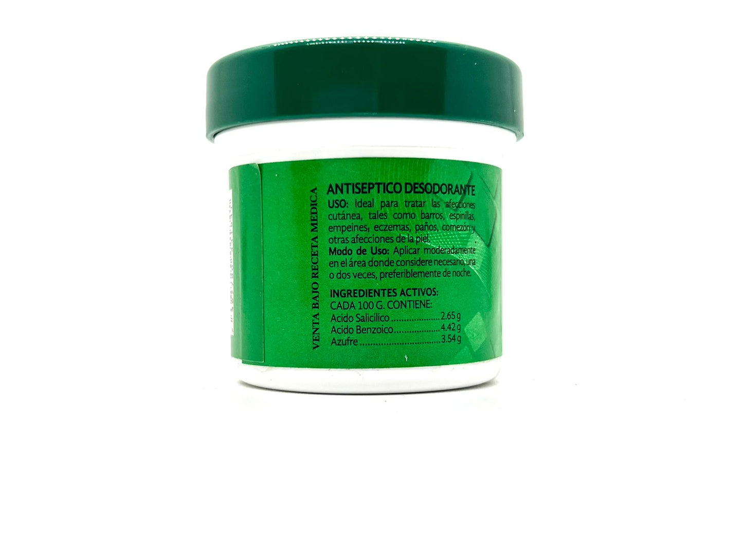 Ungüento Inoderm 2.5 oz - Antiséptico Potente para Barros, Espinillas, Eczemas, Pie de Atleta y Más