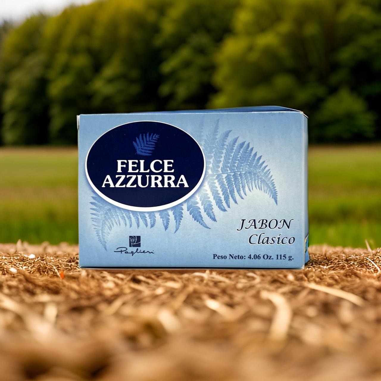 Felce Azzurra Classic Scented Soap 4 Pack - Gentle, Refreshing Bar Soap for Delicate Skin, 4.6 oz (115 g) Each