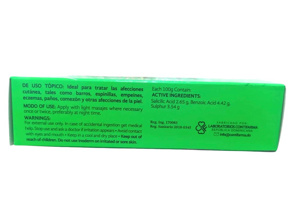 Inoderm Ungüento 2 Pack - Tratamiento Eficaz para Afecciones de la Piel, 2x45g