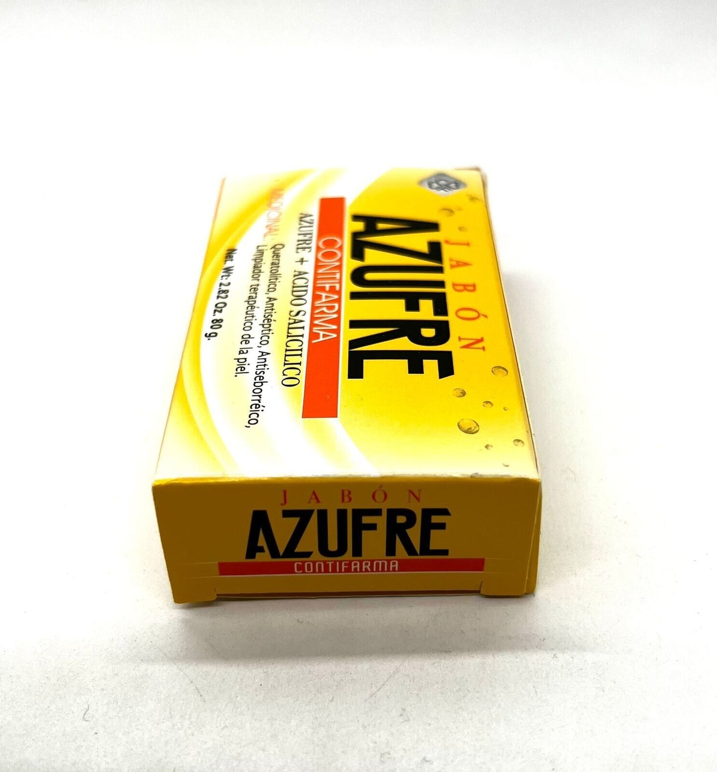 Jabon de Azufre Contifarma Barra 80 g - Cuidado Facial y Limpieza Profunda