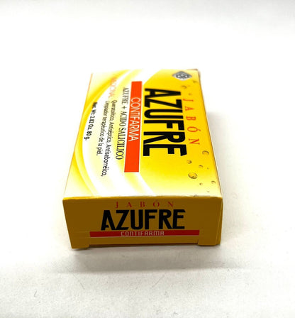 Jabon de Azufre Contifarma Barra 80 g - Cuidado Facial y Limpieza Profunda