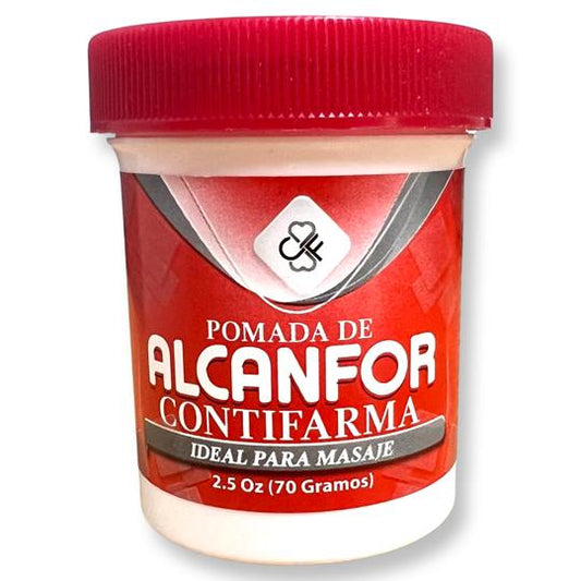 Camphor Ointment 2.5 oz – Relief for Muscle Pain, Arthritis & Sprains - Contifarma