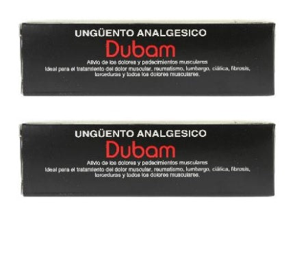 Duban Analgesic Balm 2 Pack - Pain Relief for Rheumatism, Sciatica, Muscle Pain, and Sprains, 1.6 oz (45 g) Each