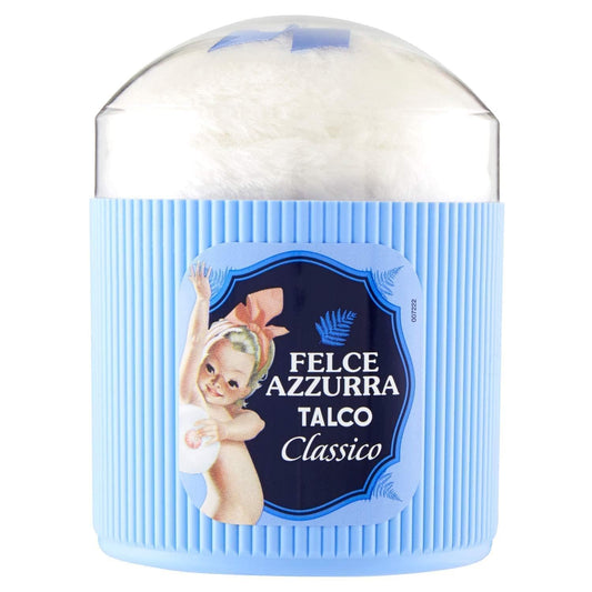 Felce Azzurra Classic Talcum Powder - Iconic Italian Body Powder with Fresh Scent, 250g