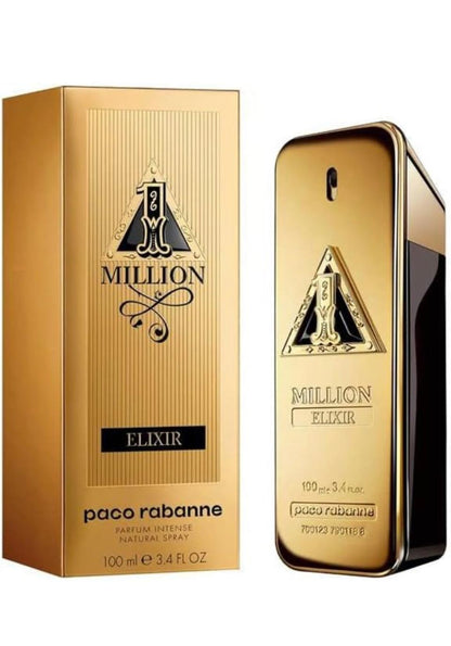 Paco Rabanne 1 Million Elixir - Intense and Sophisticated Men’s Perfume, 3.4 oz (100 ml)