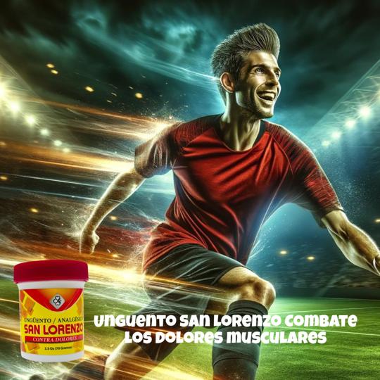 Ungüento San Lorenzo 1 oz - Alivio Instantáneo para Dolores Musculares y Articulares - Potente y Efectivo