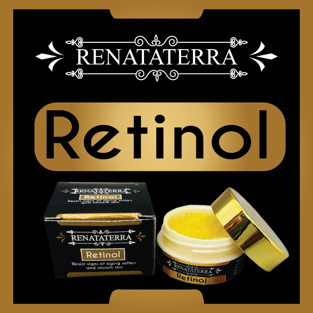 Set de Serum de Vitamina E (1 oz) y Crema Gel de Retinol 1% (1/2 oz) | RenataTerra | Cuidado Avanzado de la Piel