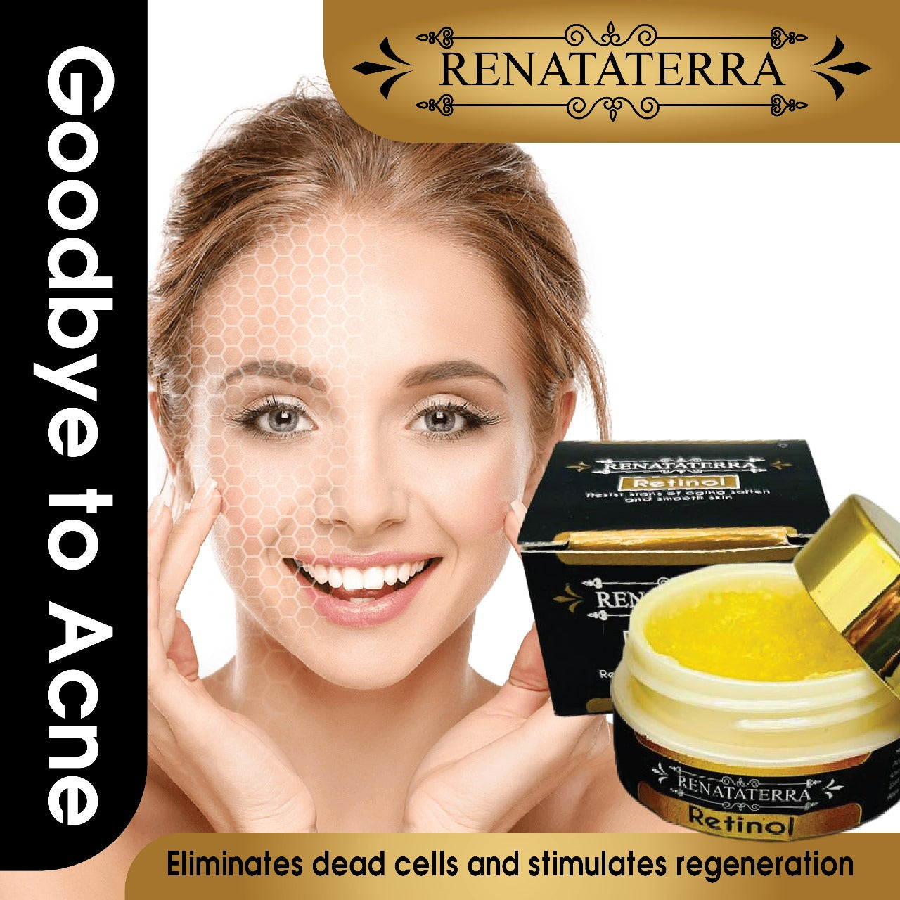 Set de Serum de Vitamina E (1 oz) y Crema Gel de Retinol 1% (1/2 oz) | RenataTerra | Cuidado Avanzado de la Piel