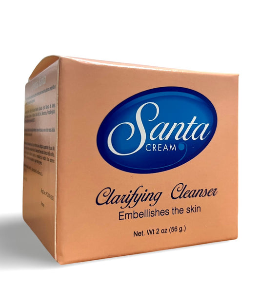 Crema Santa 1 oz | Crema de Belleza Limpiadora y Aclaradora | Piel Radiante y Uniforme