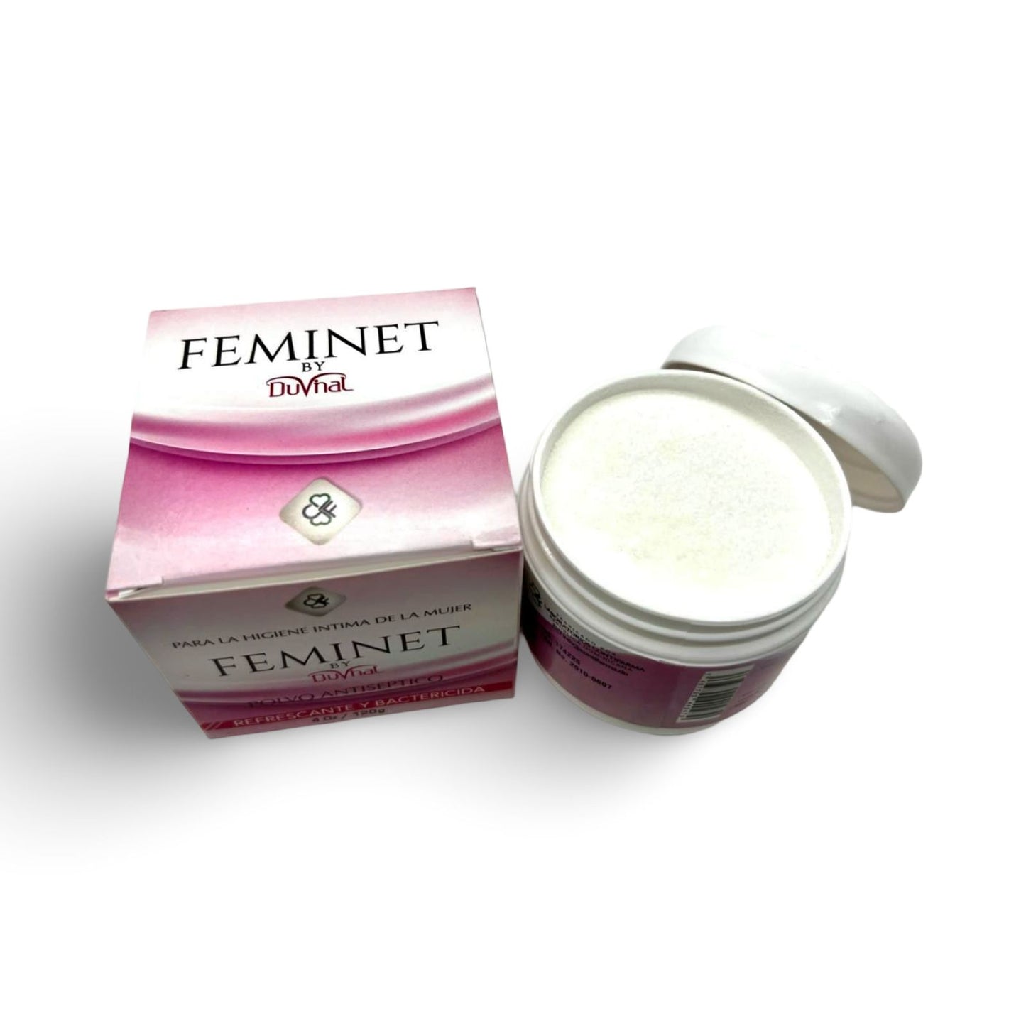 FEMINET POLVO - 2 PACK - Higiene Íntima Femenina, Limpieza, Frescura y Cuidado - 4 oz (120 ml) Cada Uno