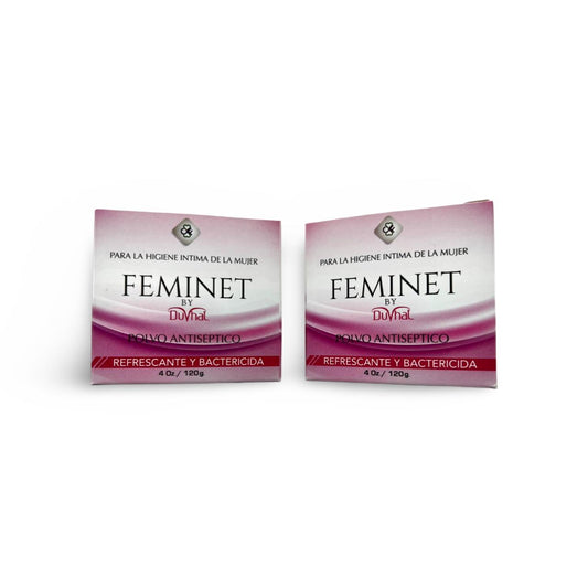 FEMINET Feminine Hygiene Powder 2 pack - Refreshing & Deodorizing Powder for Intimate Care, 4 oz