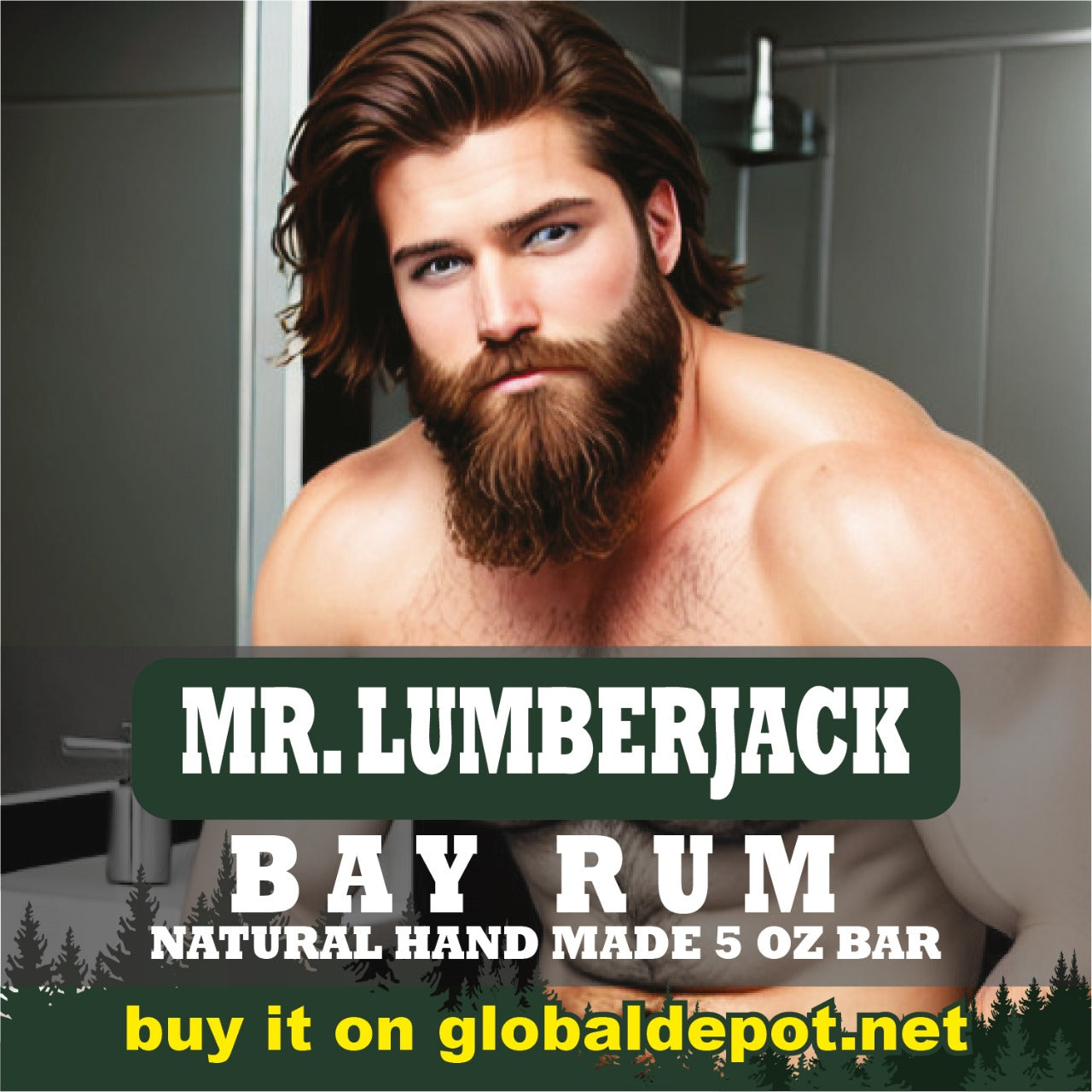 Bay Rum Soap Bar for Deep Cleansing & Invigorating Skin – Natural & Bold Scent | Mr. Lumberjack