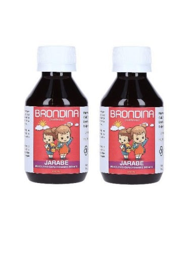 Brondina Children’s Mucolytic Syrup 2 pack - Expectorant for Respiratory Relief, 4 oz (120 ml)