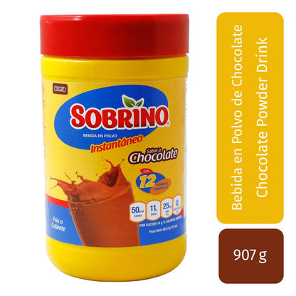 Cocoa Sobrino Powder 907 g / 32 oz – Authentic Dominican Cocoa, Chocolate Flavor for Hot Drinks, Desserts, and Smoothies