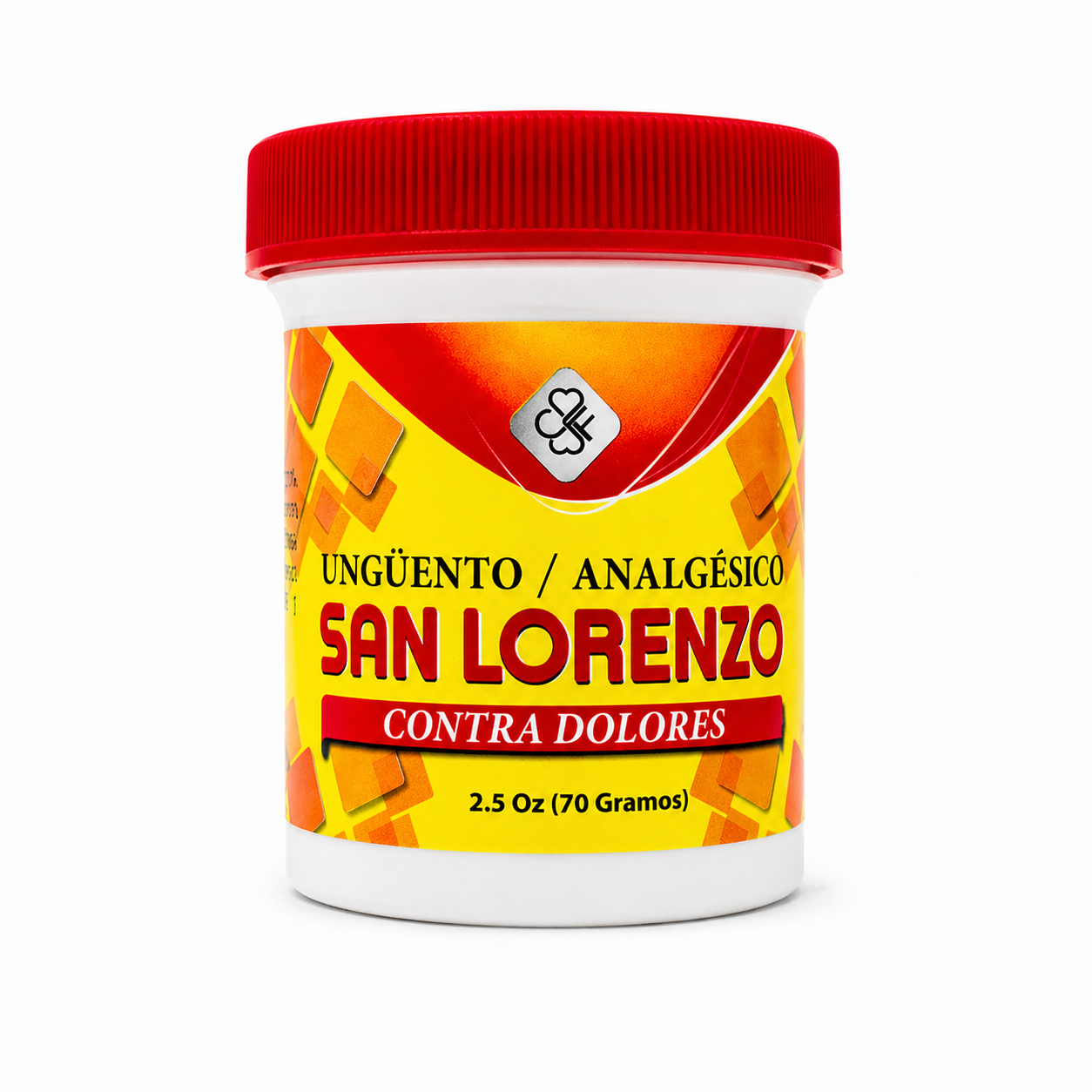 Ungüento San Lorenzo 2.5 Oz (70g) – Analgésico para Dolores Musculares y Lumbago | Contifarma S.A. | Alivio Rápido